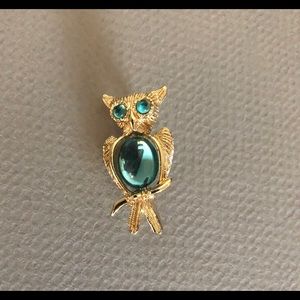 Jelly Belly Owl scatter pin brooch